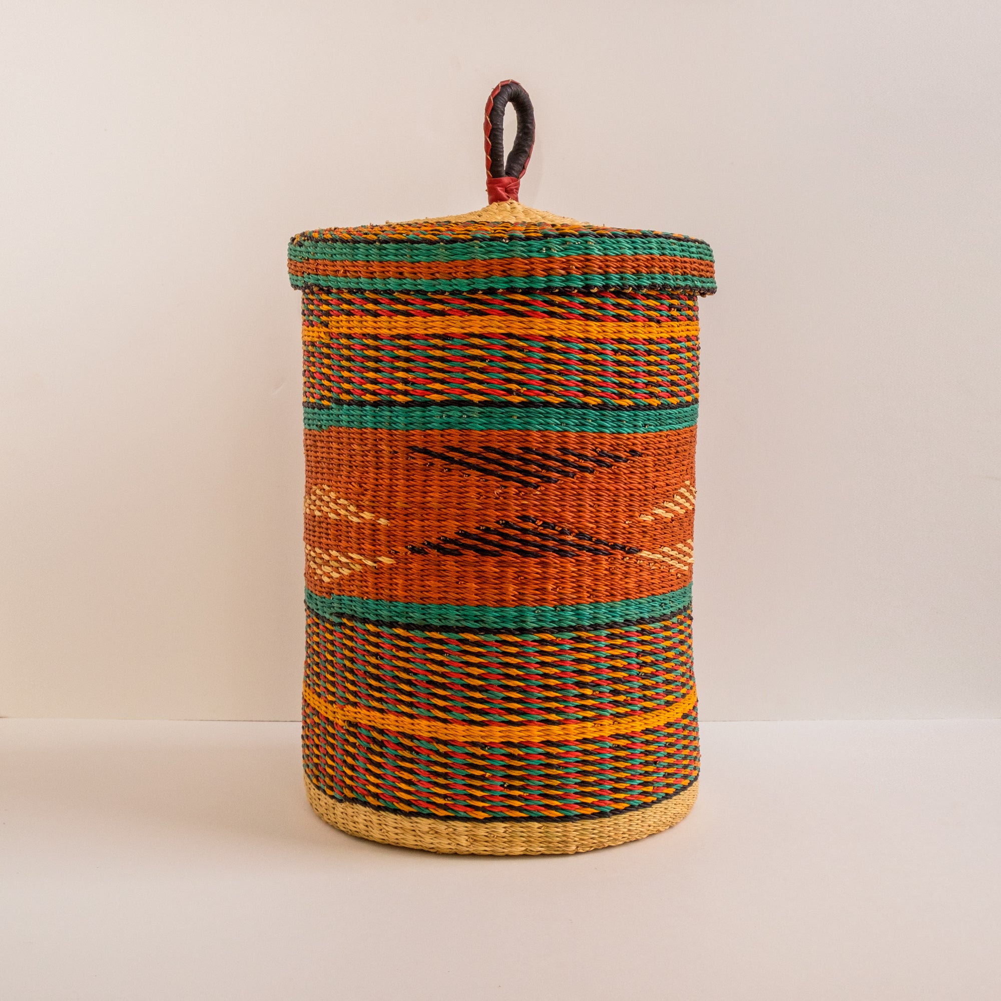 Goodee-Baba Tree-Small Laundry Basket - Color - Terracotta Multi