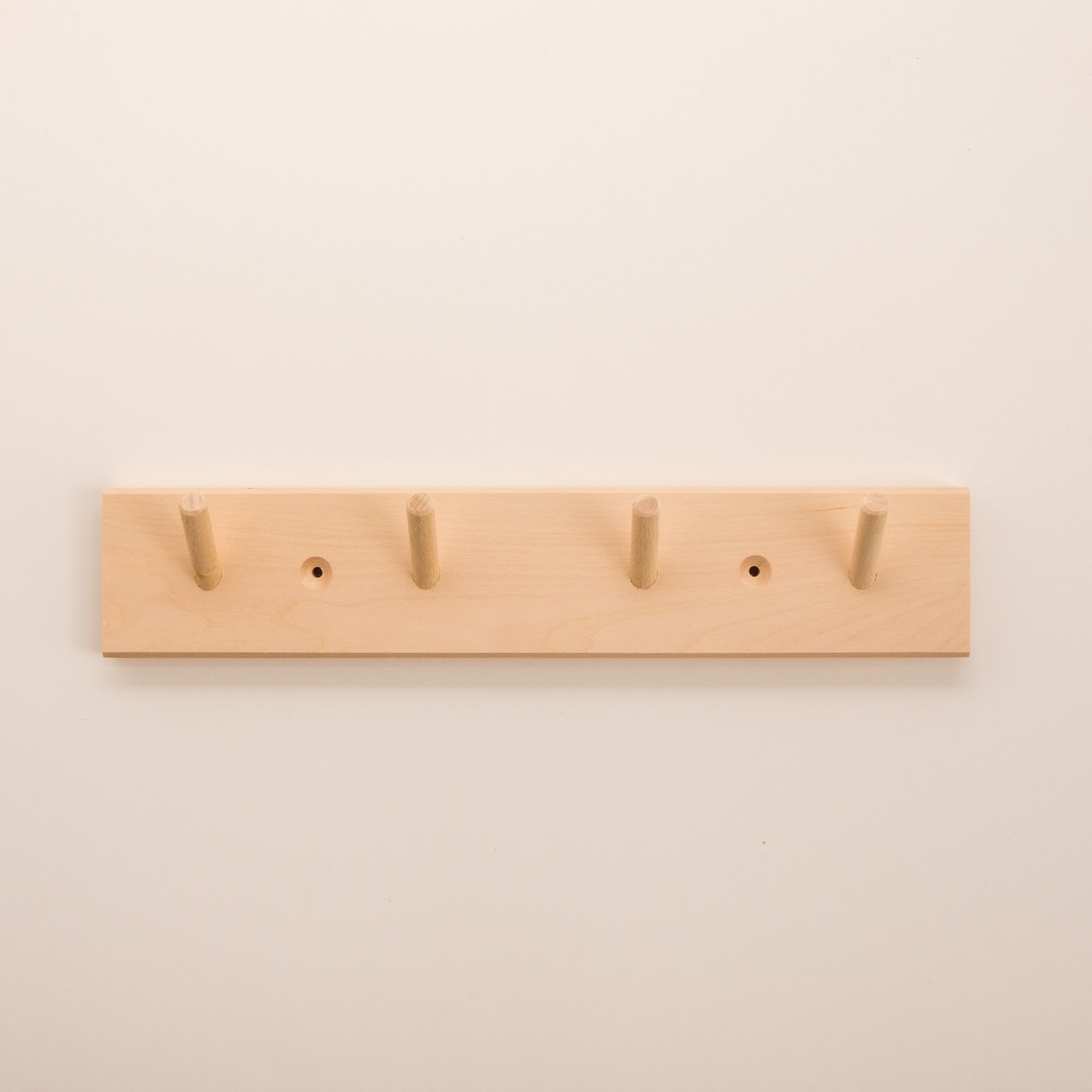 Goodee-Iris Hantverk-Birch Peg Rail - Size - 4 Hooks