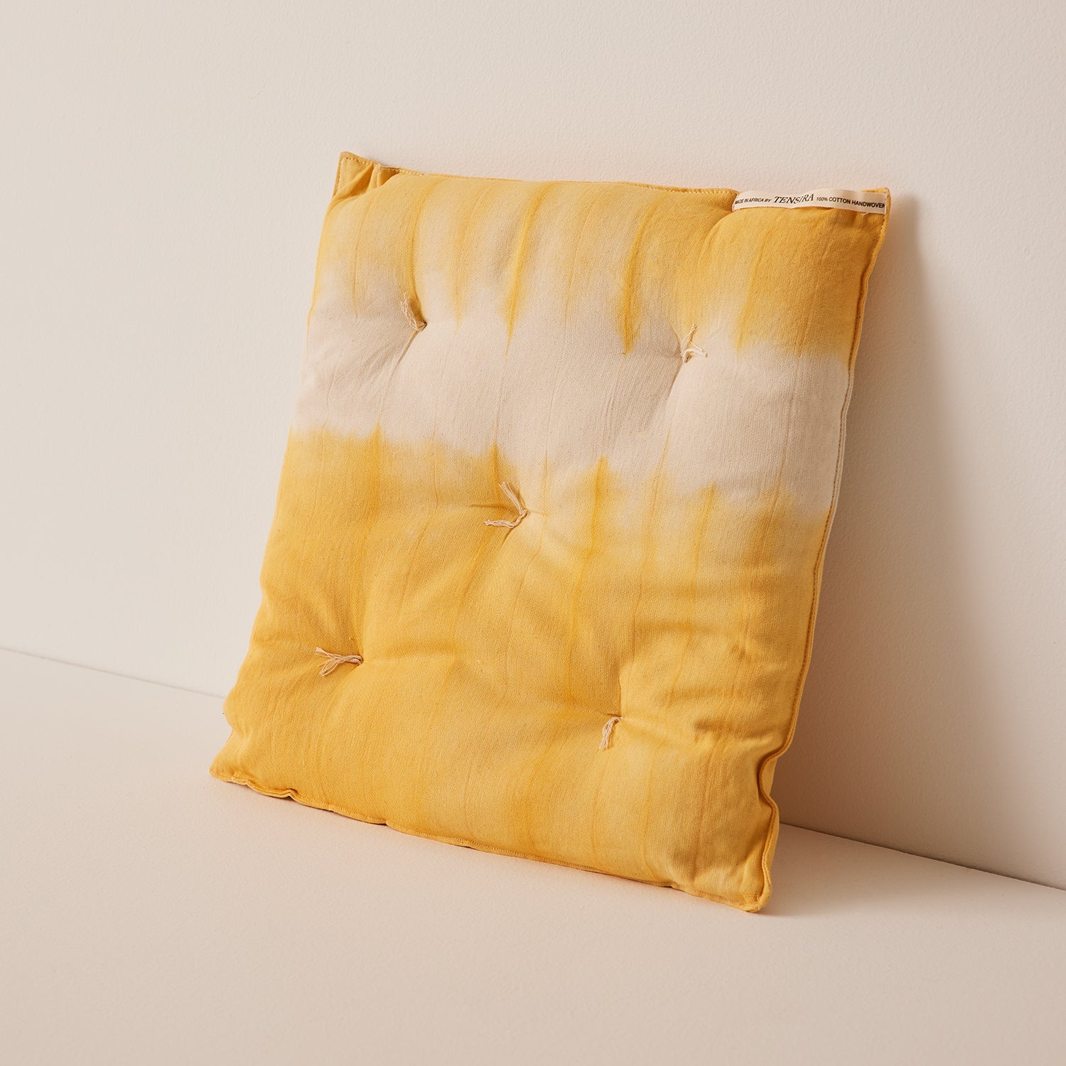 Goodee-Tensira-Chair Cushion - Color - Golden Yellow Tie-Dye