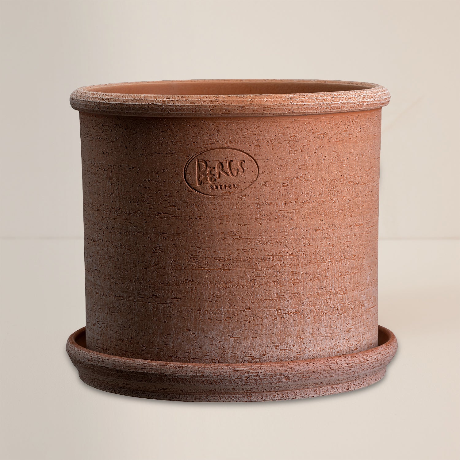 Goodee-Bergs Potter-Modena Ø35 Planter & Saucer - Color - Raw Rosa