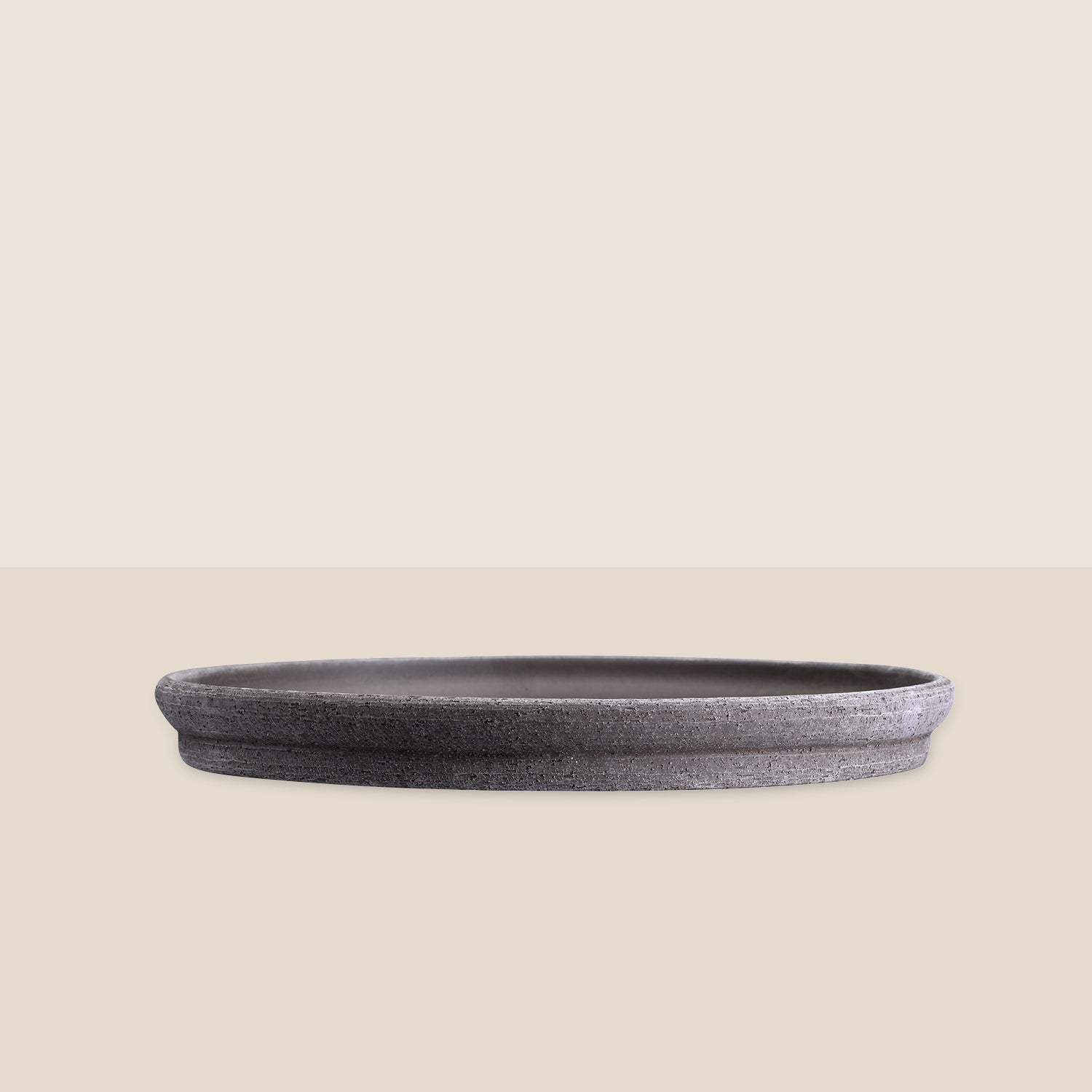 Goodee-Bergs Potter-Modena Ø35 Planter & Saucer - Color - Raw Grey