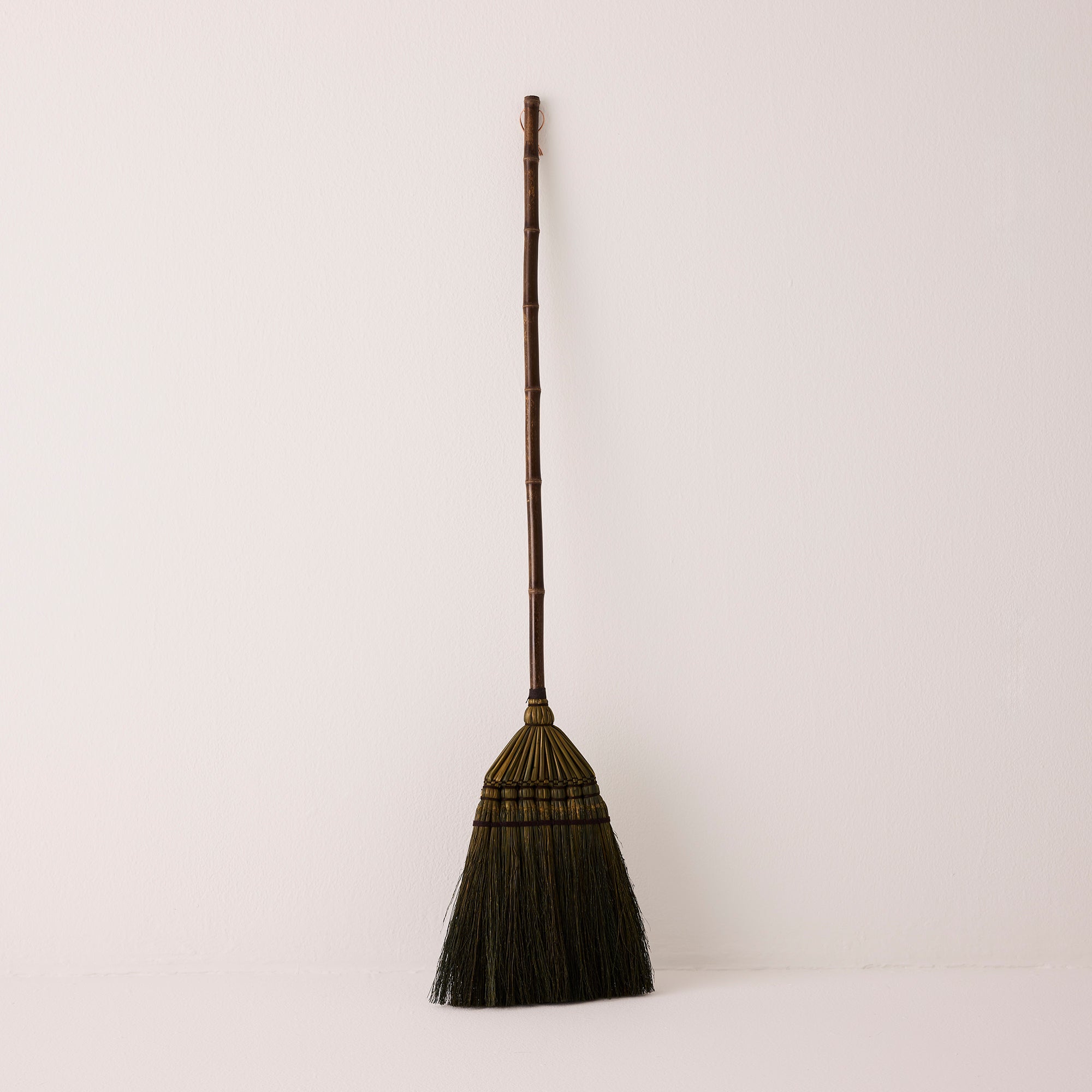 Goodee-Baan Boon-Bamboo Handle Broom - Brown & Black - Color - Brown & Black
