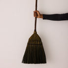 Goodee-Baan Boon-Bamboo Handle Broom - Brown & Black - Color - Brown & Black