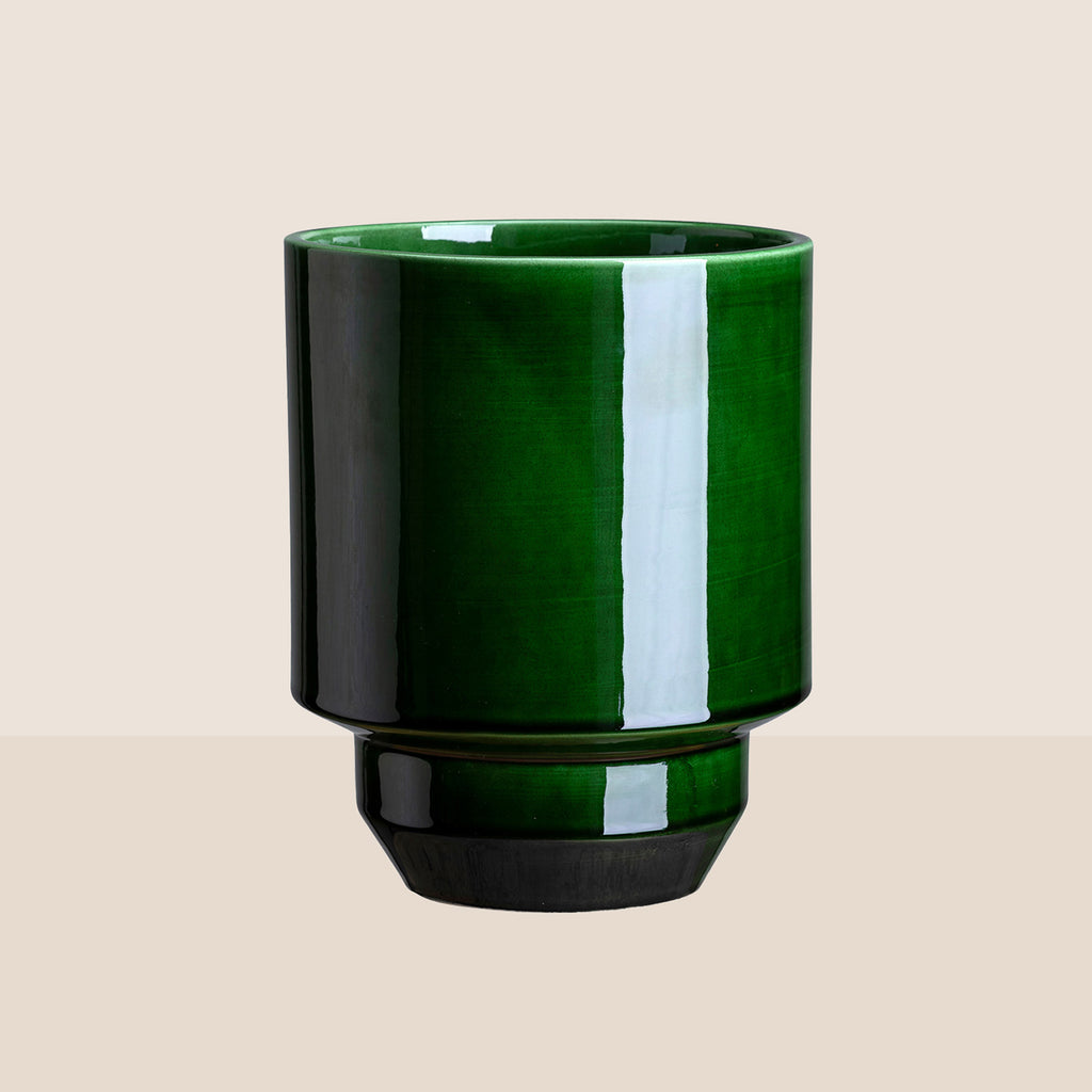 Goodee-Bergs Potter-Hoff Planter 18 - Color - Emerald Glazed