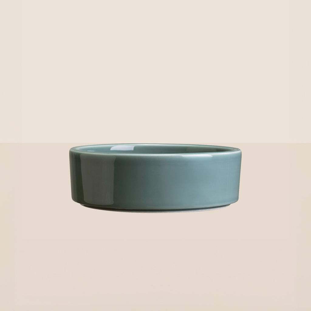 Goodee-Bergs Potter-Hoff Saucer 14 - Color - Misty Blue Glazed