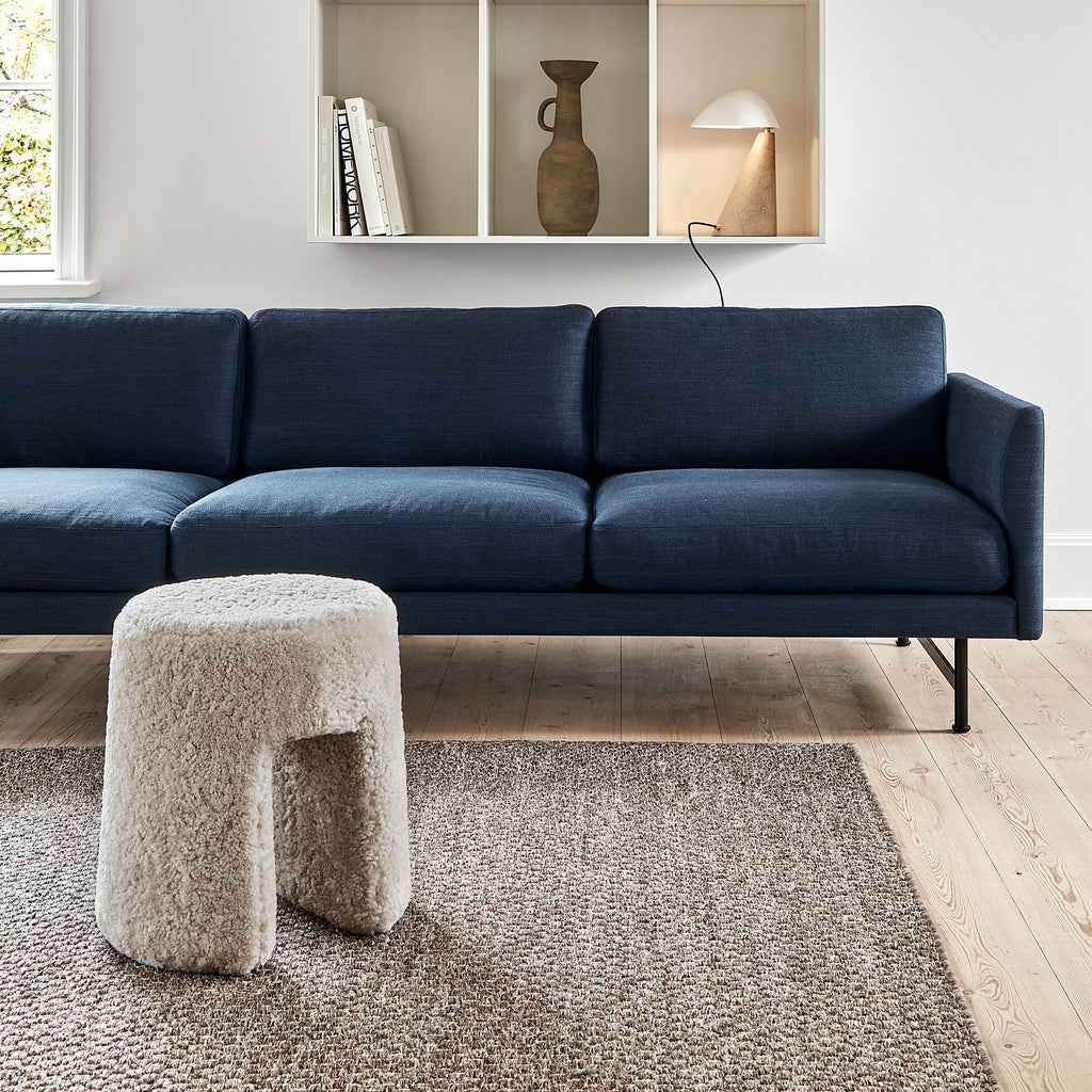 Goodee-Fredericia-Sequoia Pouf - Couleur - Peau de mouton