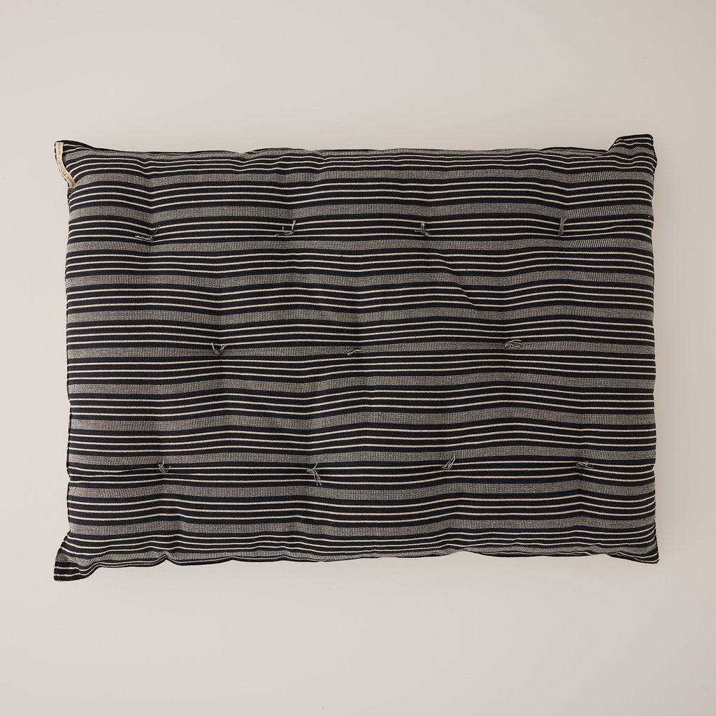 Goodee-Tensira-Dog Bed - Color - Black & Off-White Stripe