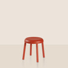 Goodee - Emeco - Za Mini Stool - Color - Coral Orange