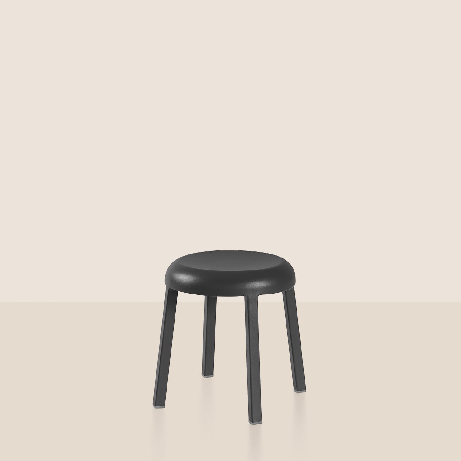 Goodee - Emeco - Za Mini Stool - Color - Dark Grey