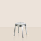 Goodee - Emeco - Za Mini Stool - Color - Hand Brushed Aluminum