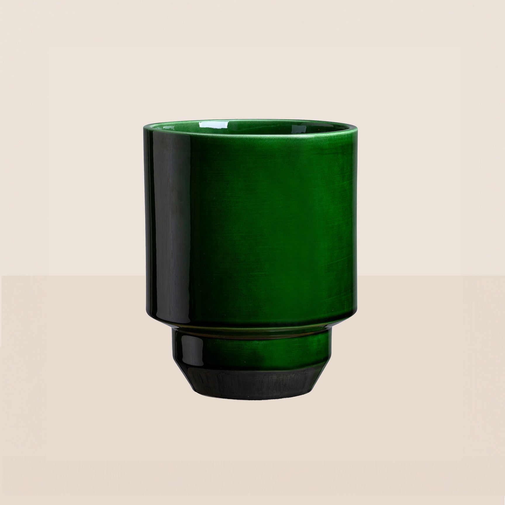 Goodee-Bergs Potter-Hoff Planter 14 - Color - Emerald Glazed