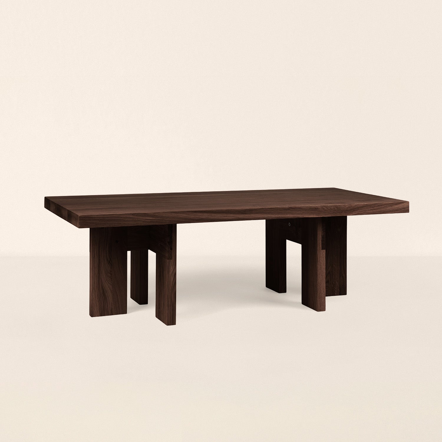 Goodee-Frama-Farmhouse Table - Rectangle - Color - Dark Oak