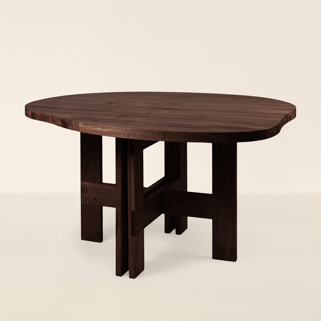 Goodee-Frama-Farmhouse Side Table - Pond - Color - Dark Oak