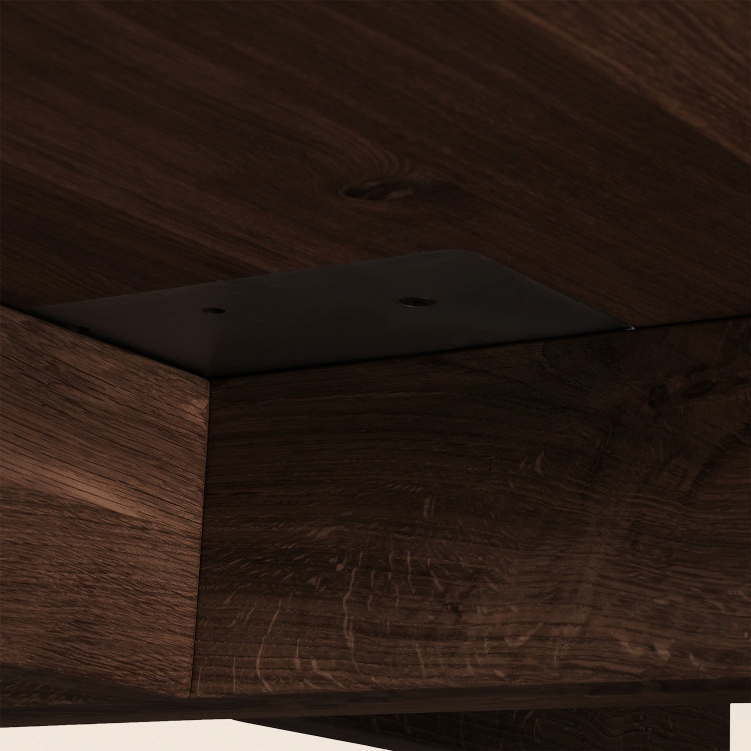 Goodee-Frama-Farmhouse Table - Pond - Color - Dark Oak