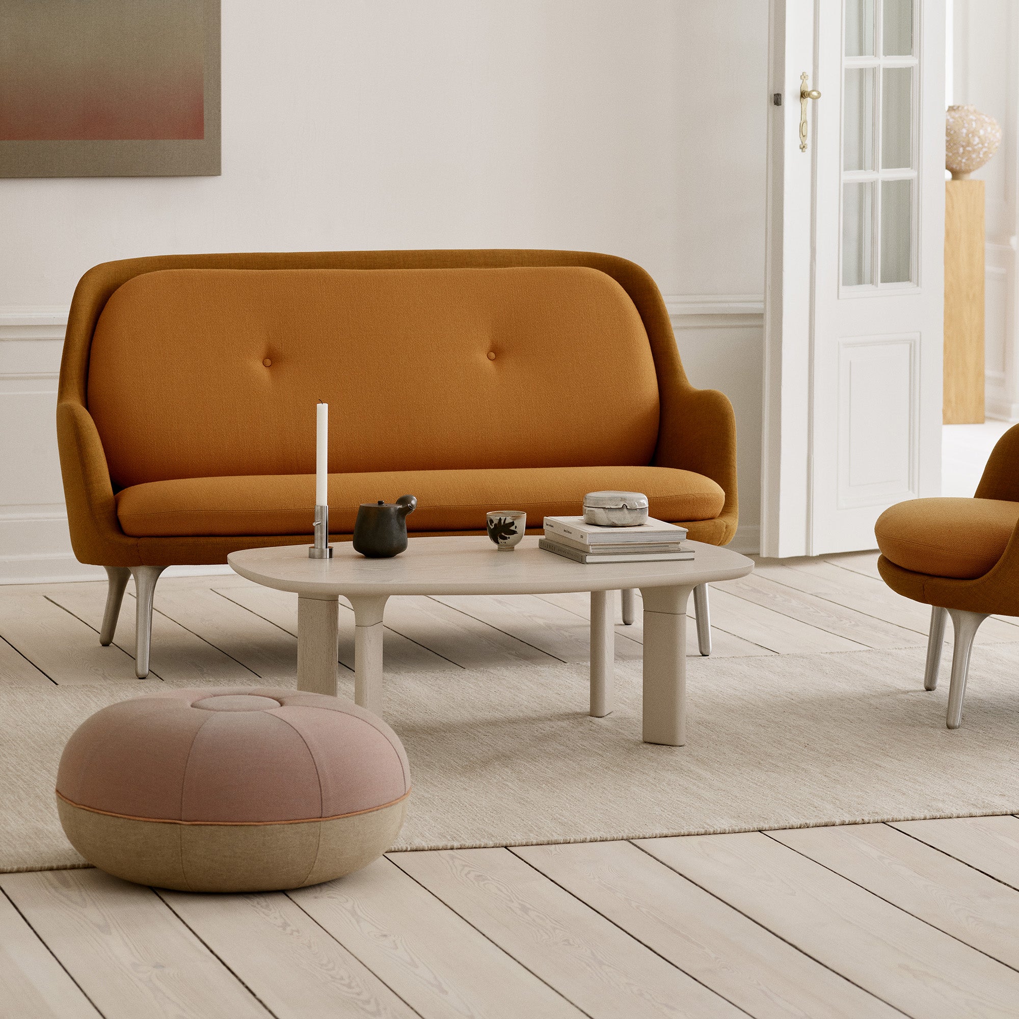 Goodee-Fritz Hansen Large Pouf - Color - Warm Sand