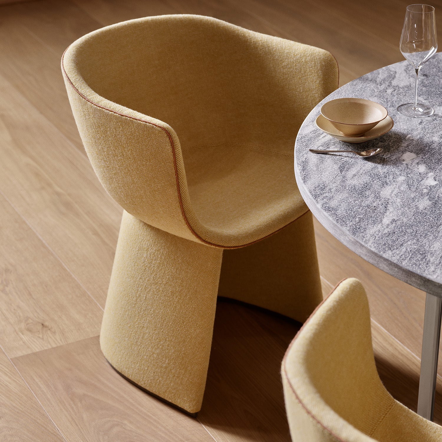 Goodee-Fritz Hansen-Monolit Dining Chair - Color - Hallingdal 407
