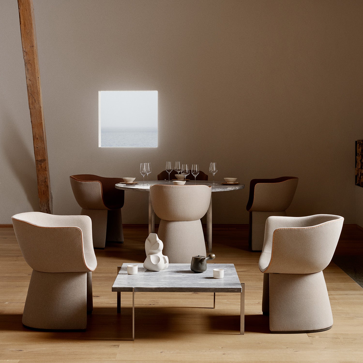 Goodee-Fritz Hansen-Monolit Dining Chair - Color - Vidar 222