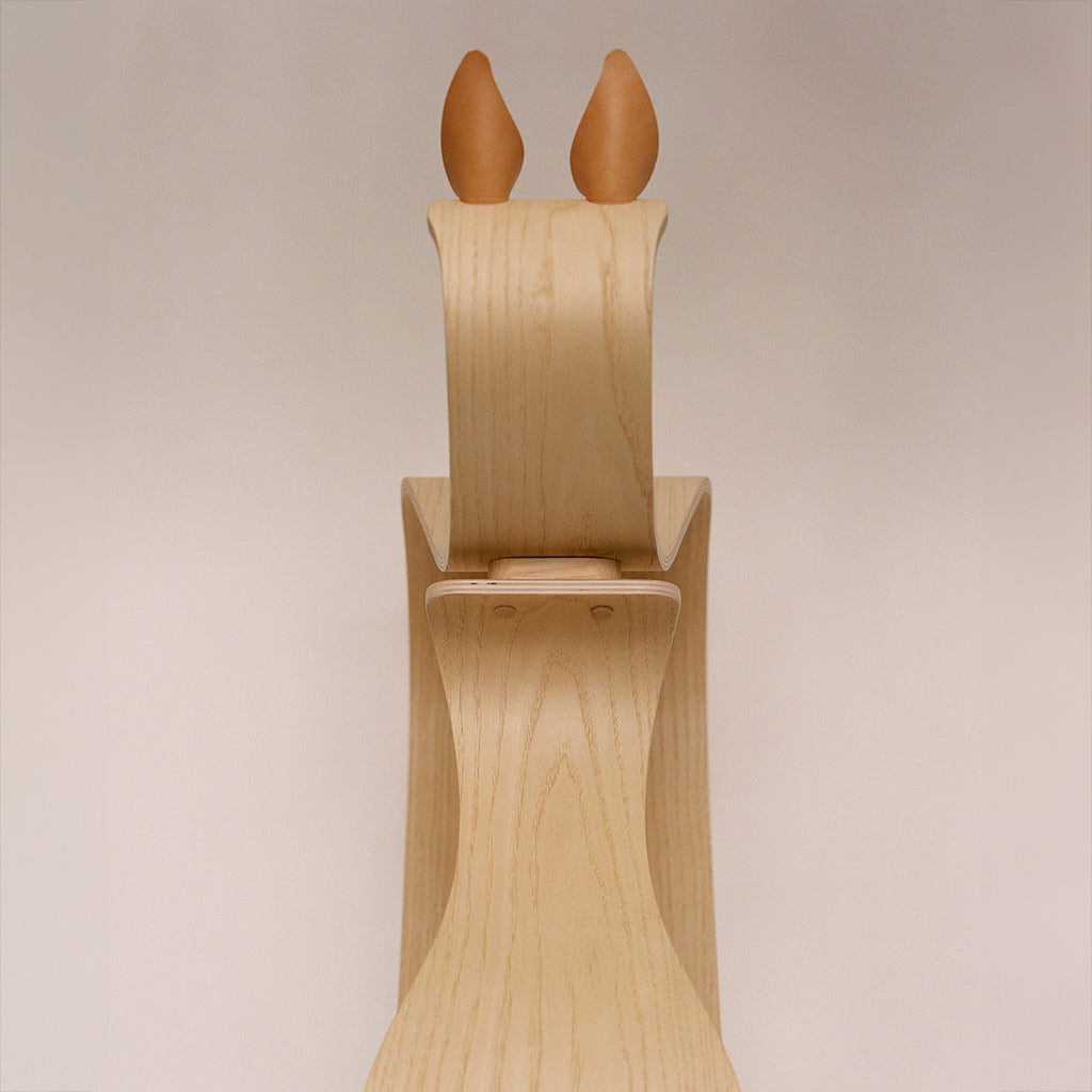 Goodee-Fritz Hansen-Rocking Horse - Couleur - Frêne