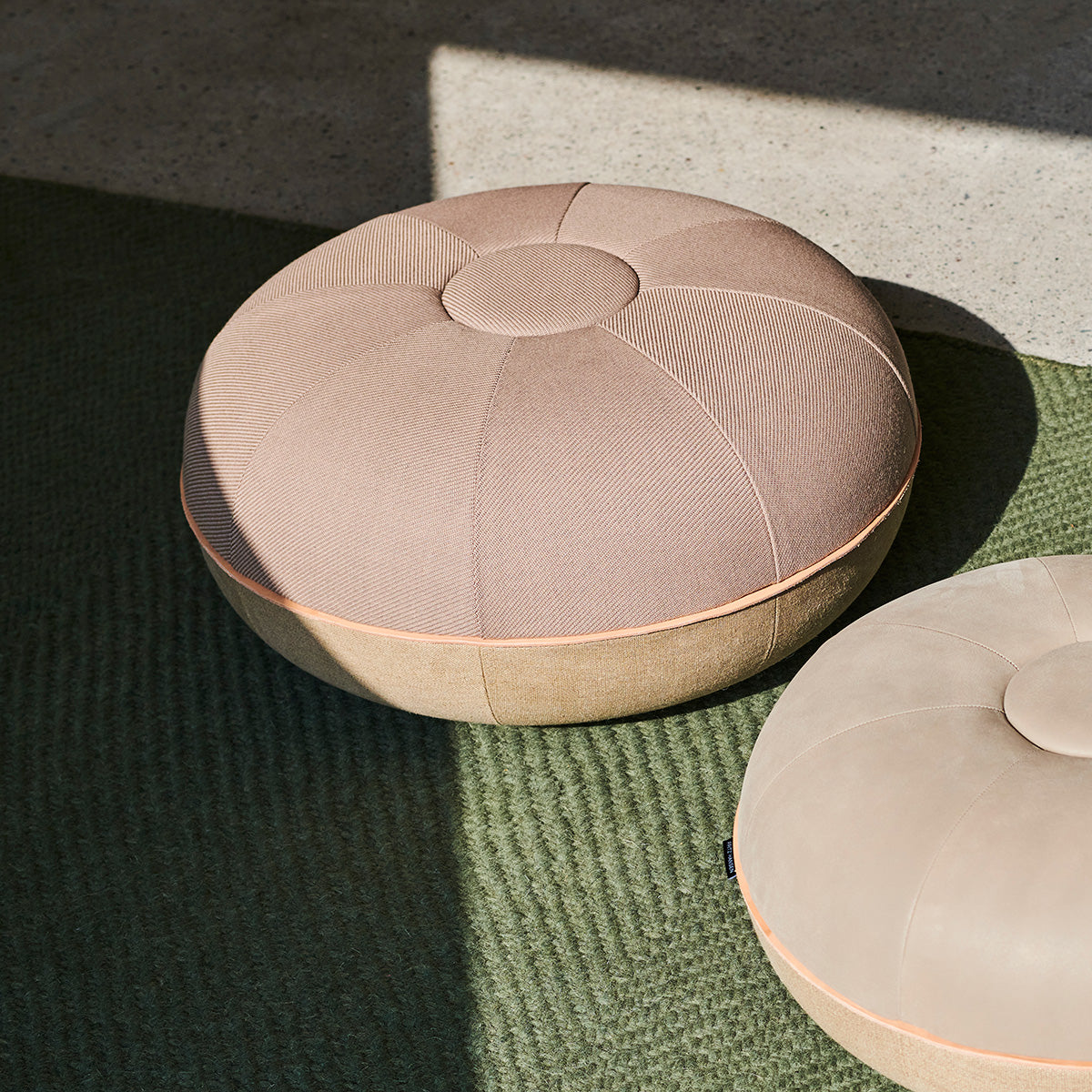 Goodee-Fritz Hansen Large Pouf - Color - Warm Sand