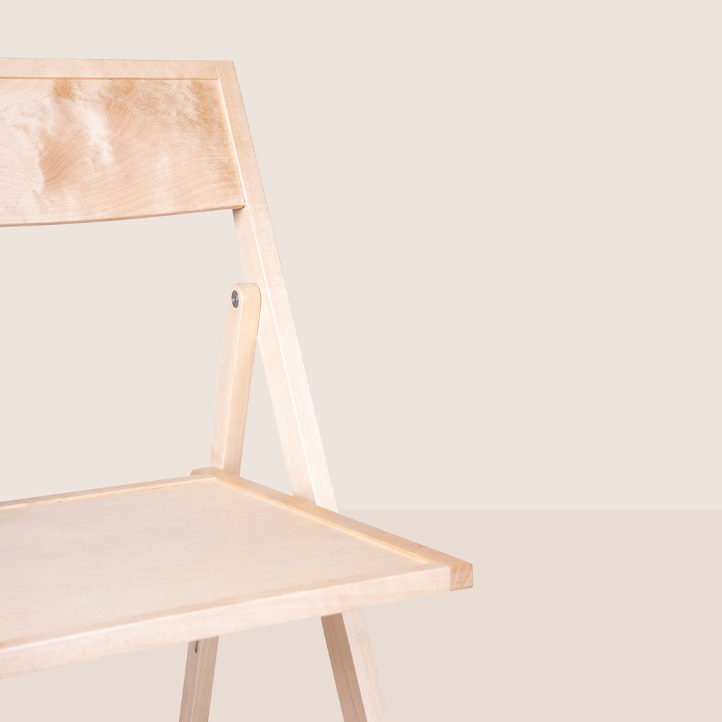 Goodee-Frama-Folding Flat Chair - Color - Natural Birch