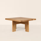 Goodee-Frama-Farmhouse Coffee Table - Square - Color - Natural Oak