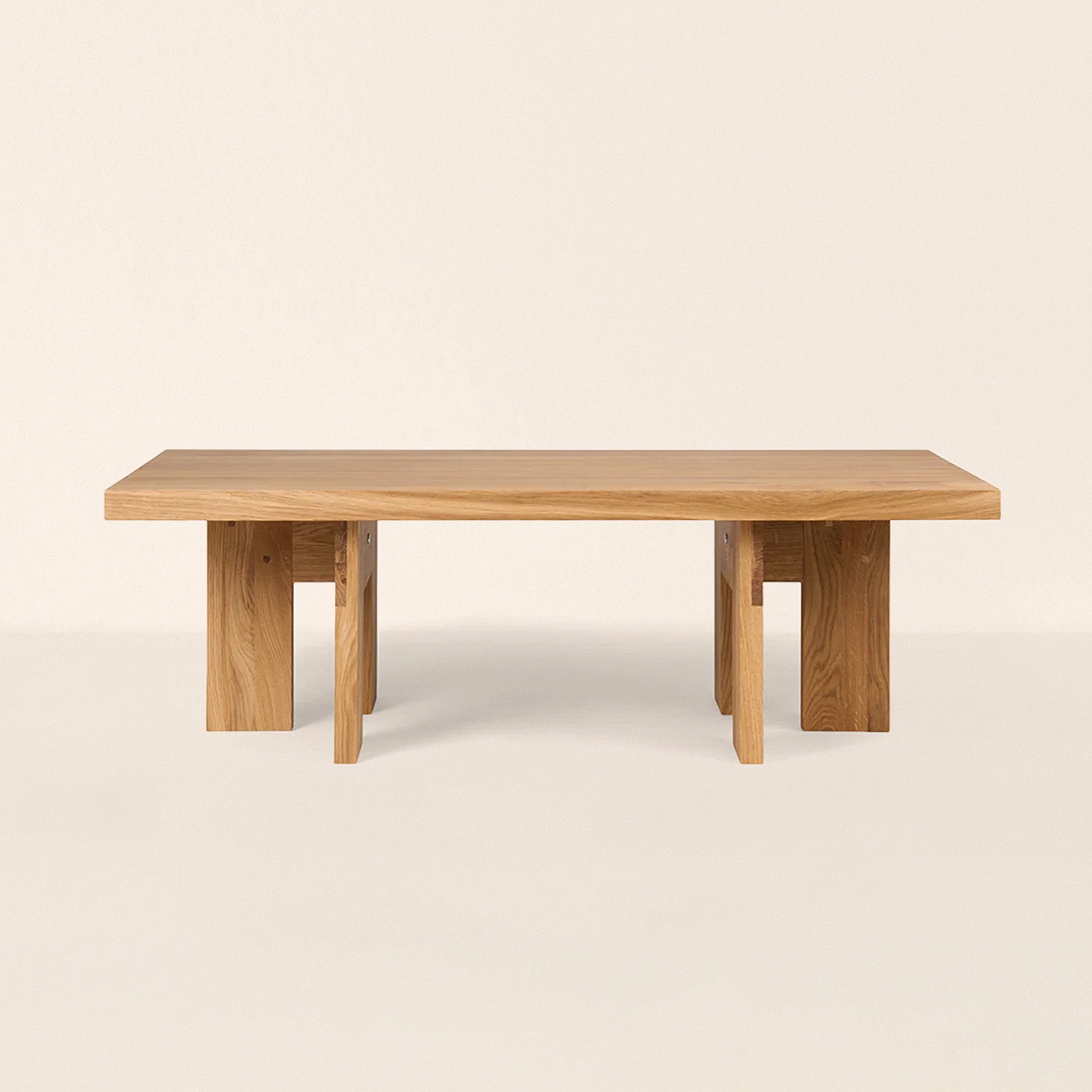 Goodee-Frama-Farmhouse Table - Rectangle - Color - Natural Oak