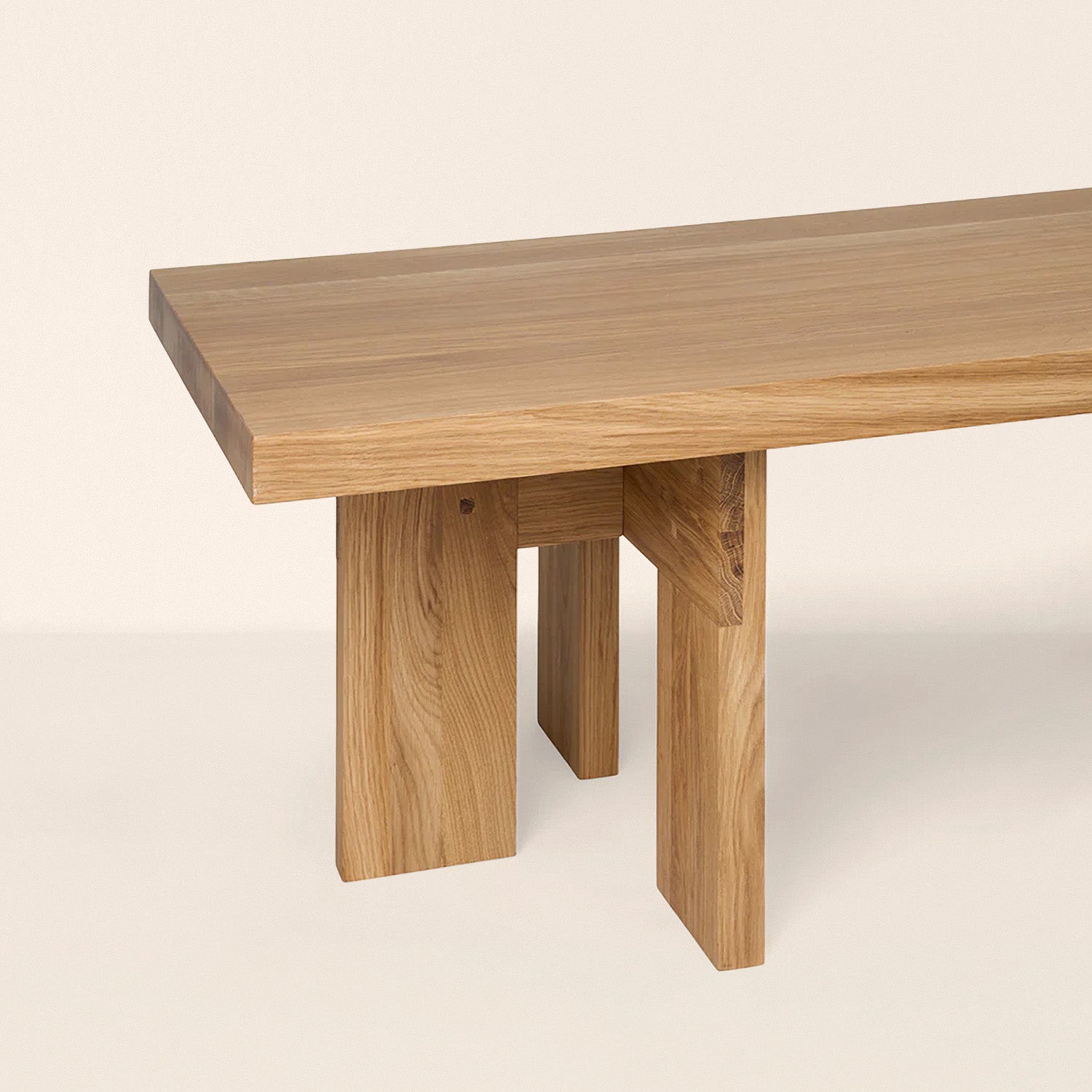 Goodee-Frama-Farmhouse Table - Rectangle - Color - Natural Oak