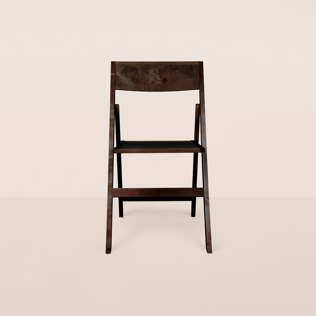 Goodee-Chaise plate pliante Frama - Couleur - Bouleau brun foncé