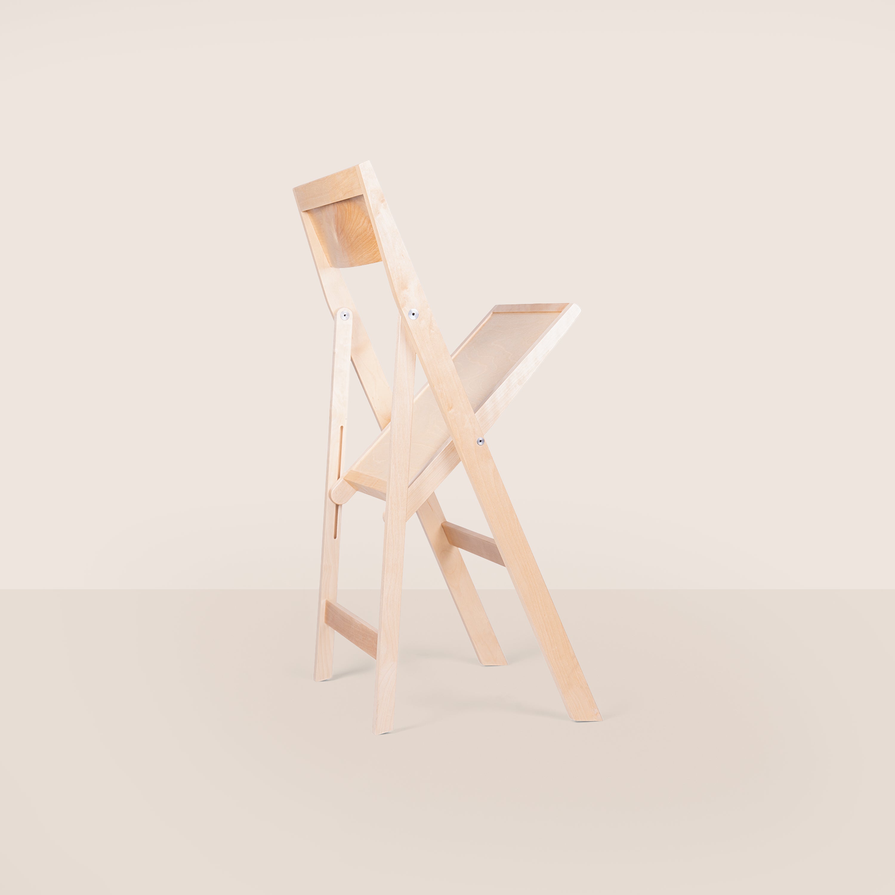 Goodee-Frama-Folding Flat Chair - Color - Natural Birch