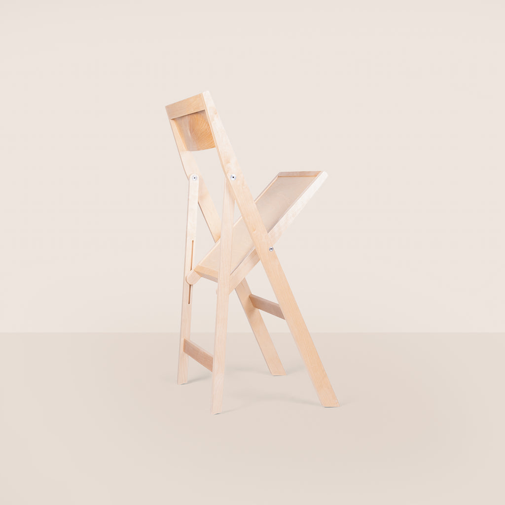 Goodee-Frama-Folding Flat Chair - Color - Natural Birch