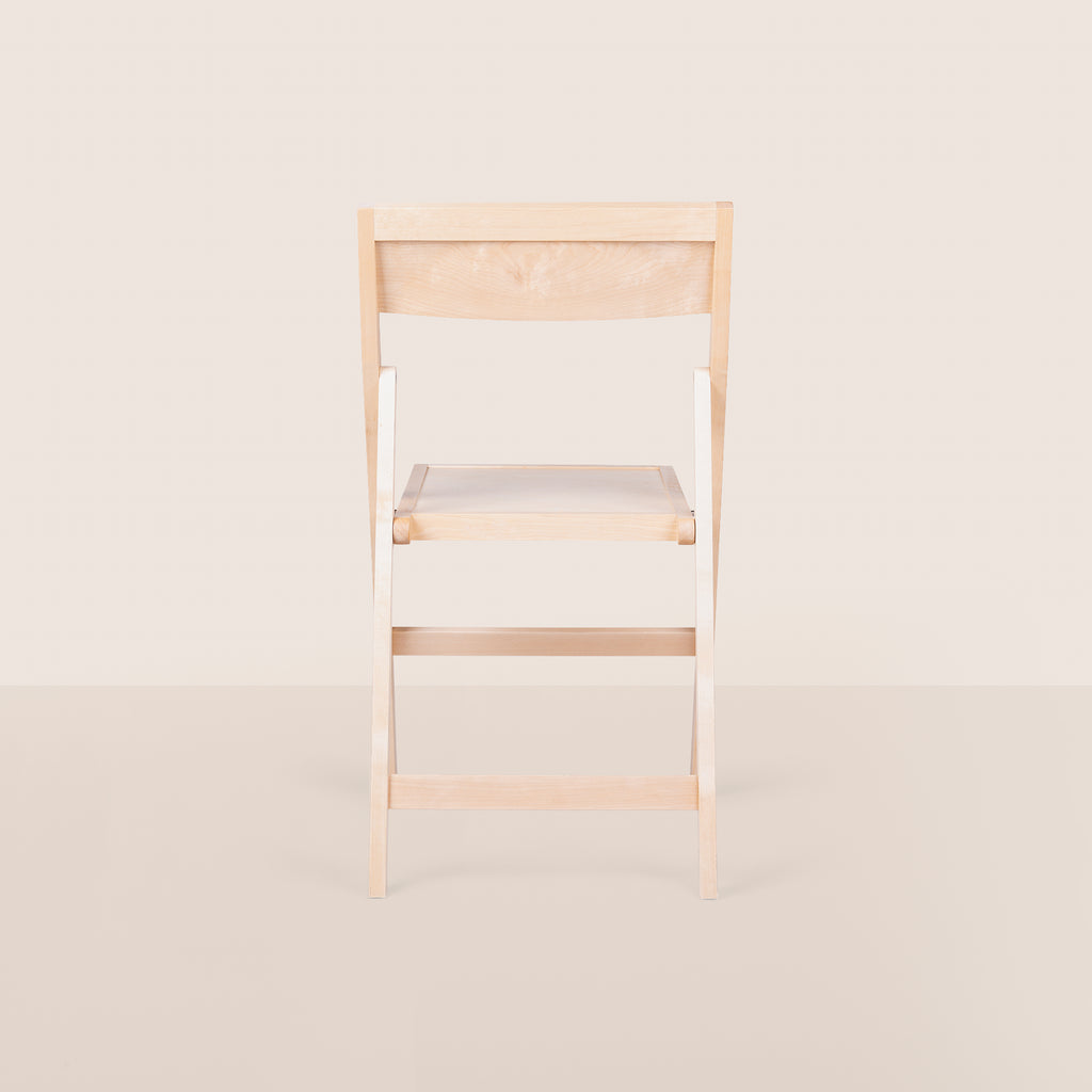 Goodee-Frama-Folding Flat Chair - Color - Natural Birch