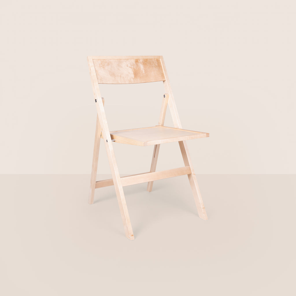 Goodee-Frama-Folding Flat Chair - Color - Natural Birch