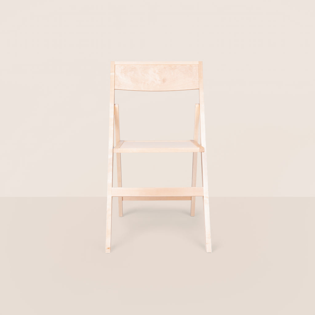 Goodee-Frama-Folding Flat Chair - Color - Natural Birch