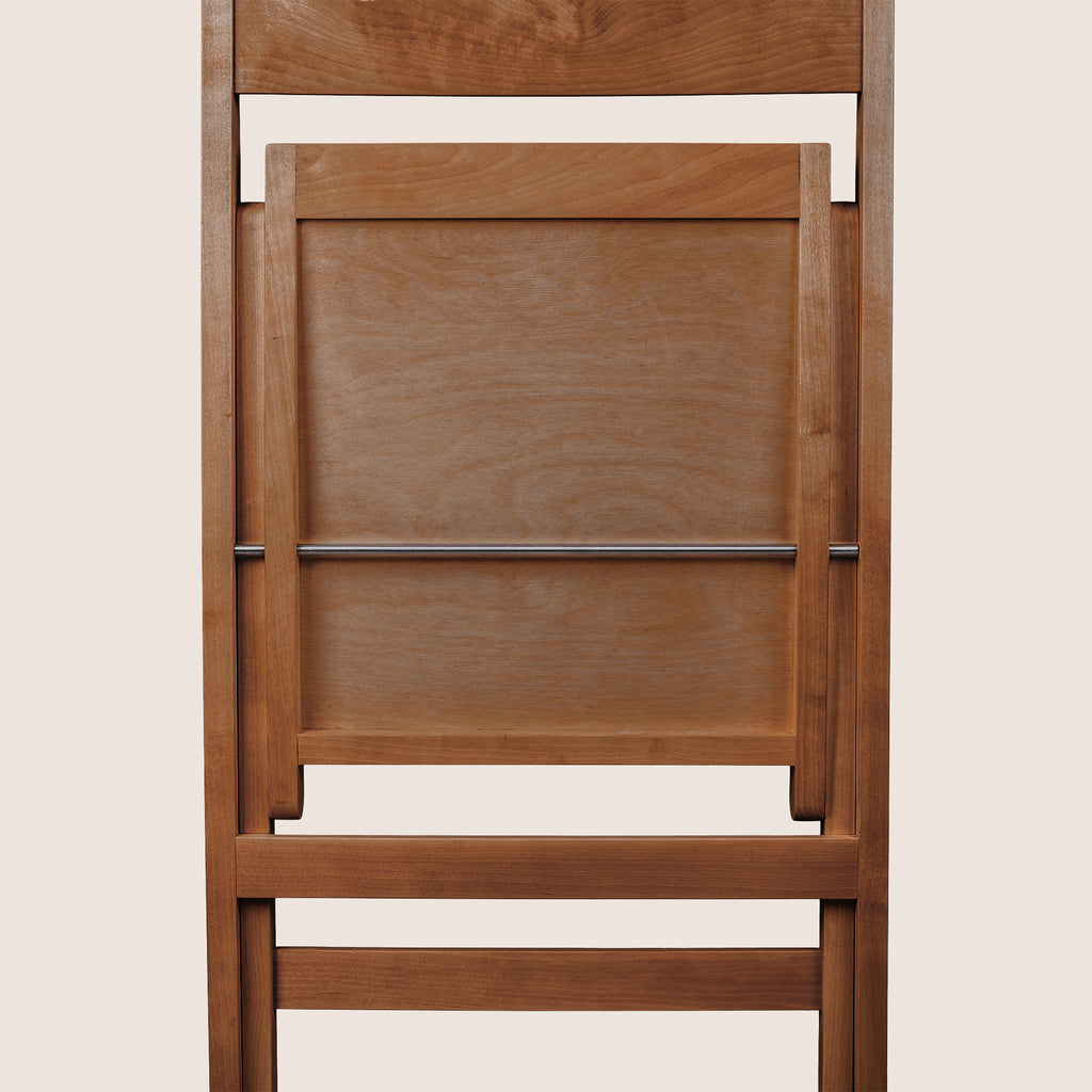 Goodee-Frama-Folding Flat Chair - Color - Warm Brown Birch