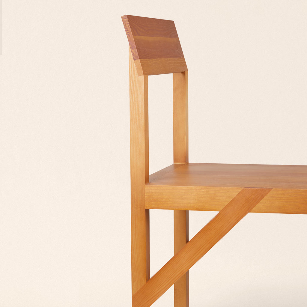 Goodee-Frama-Bracket Chair - Color - Warm Brown Pine