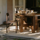 Goodee-Frama-Farmhouse Side Table - Pond - Color - Dark Oak
