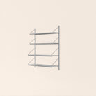 Goodee-Frama-Shelf Library Stainless Steel | Single Section - Size - 4 Shelves