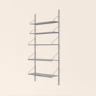 Goodee-Frama-Shelf Library Stainless Steel | Single Section - Size - 5 Shelves