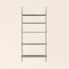 Goodee-Frama-Shelf Library Stainless Steel | Single Section - Size - 5 Shelves