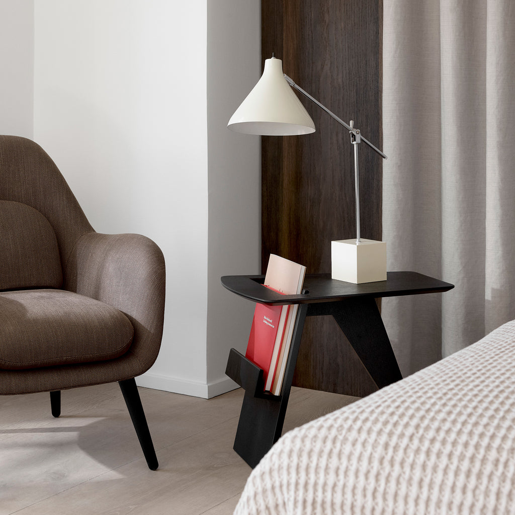 Goodee-Table d'appoint Fredericia-Magazine - Couleur - Noir laqué