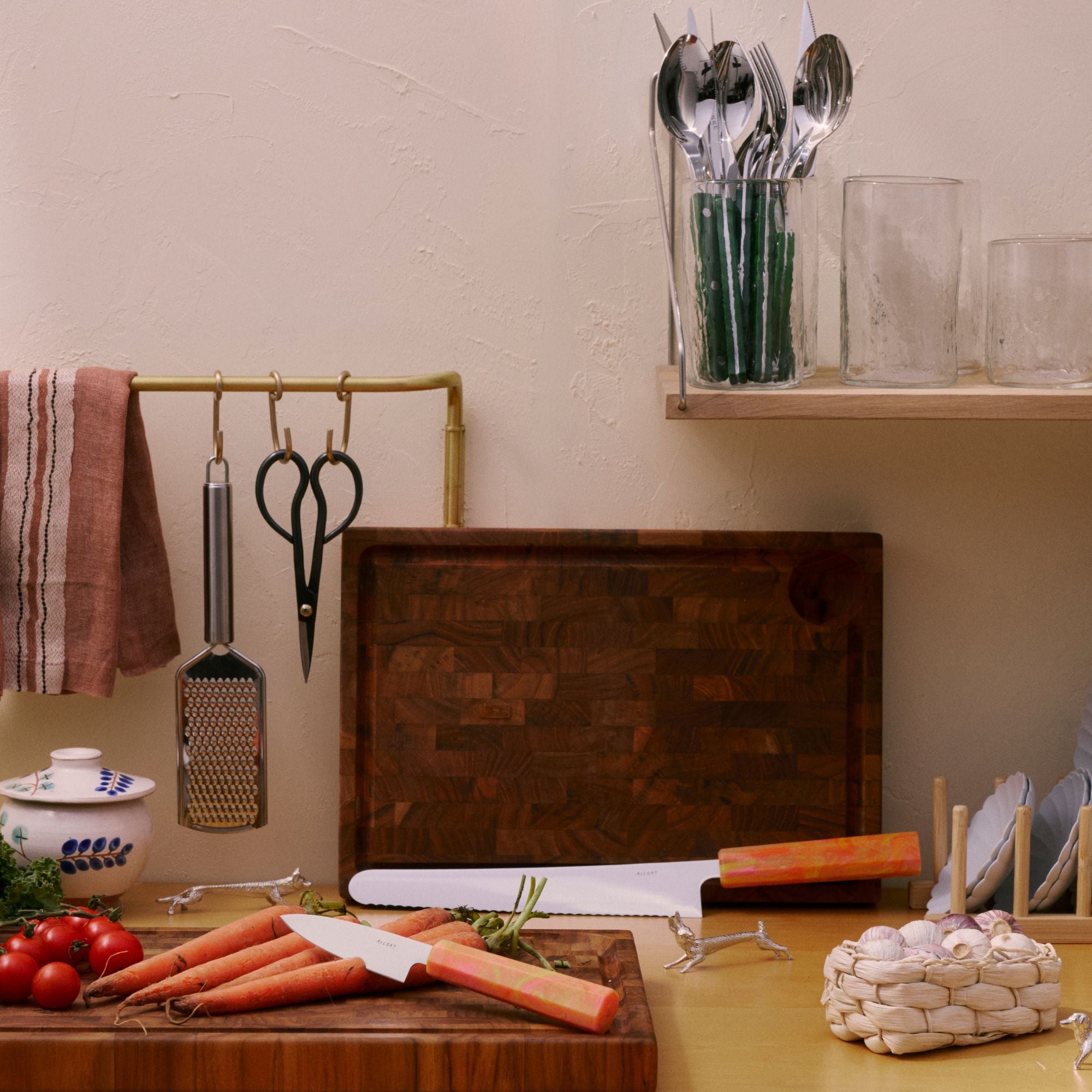 Goodee-All Day Goods-Petty Knife- Bread Knife- Color - Paloma