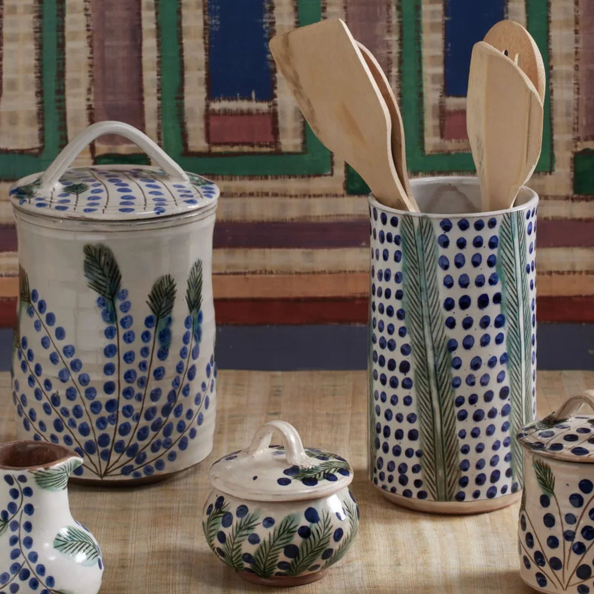 Dotty Vine Sugar Jar