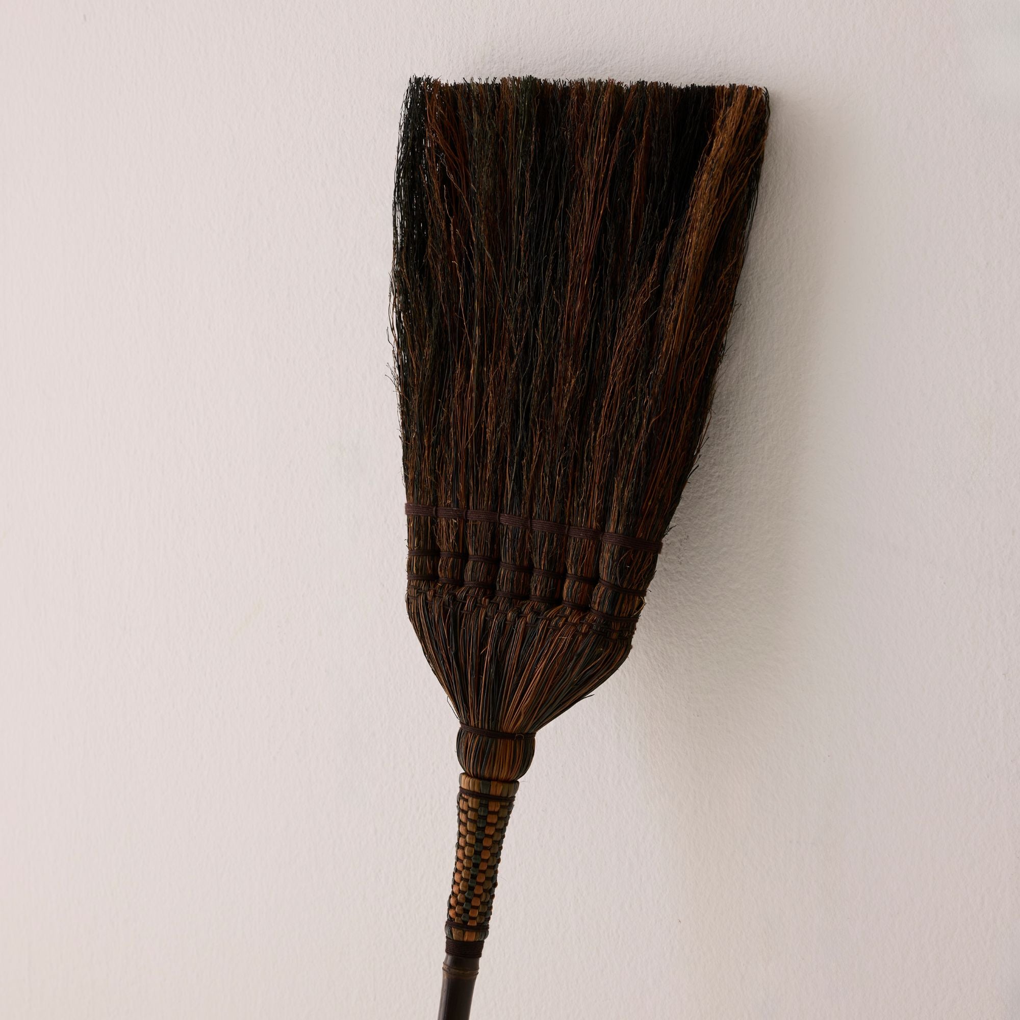 Bamboo Handle Broom - Moss