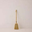 Goodee-Baan Boon-Bamboo Handle Kids Broom - Natural & Olive - Color - Natural & Olive