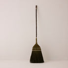 Goodee-Baan Boon-Bamboo Handle Broom - Olive & White - Color - Olive & White