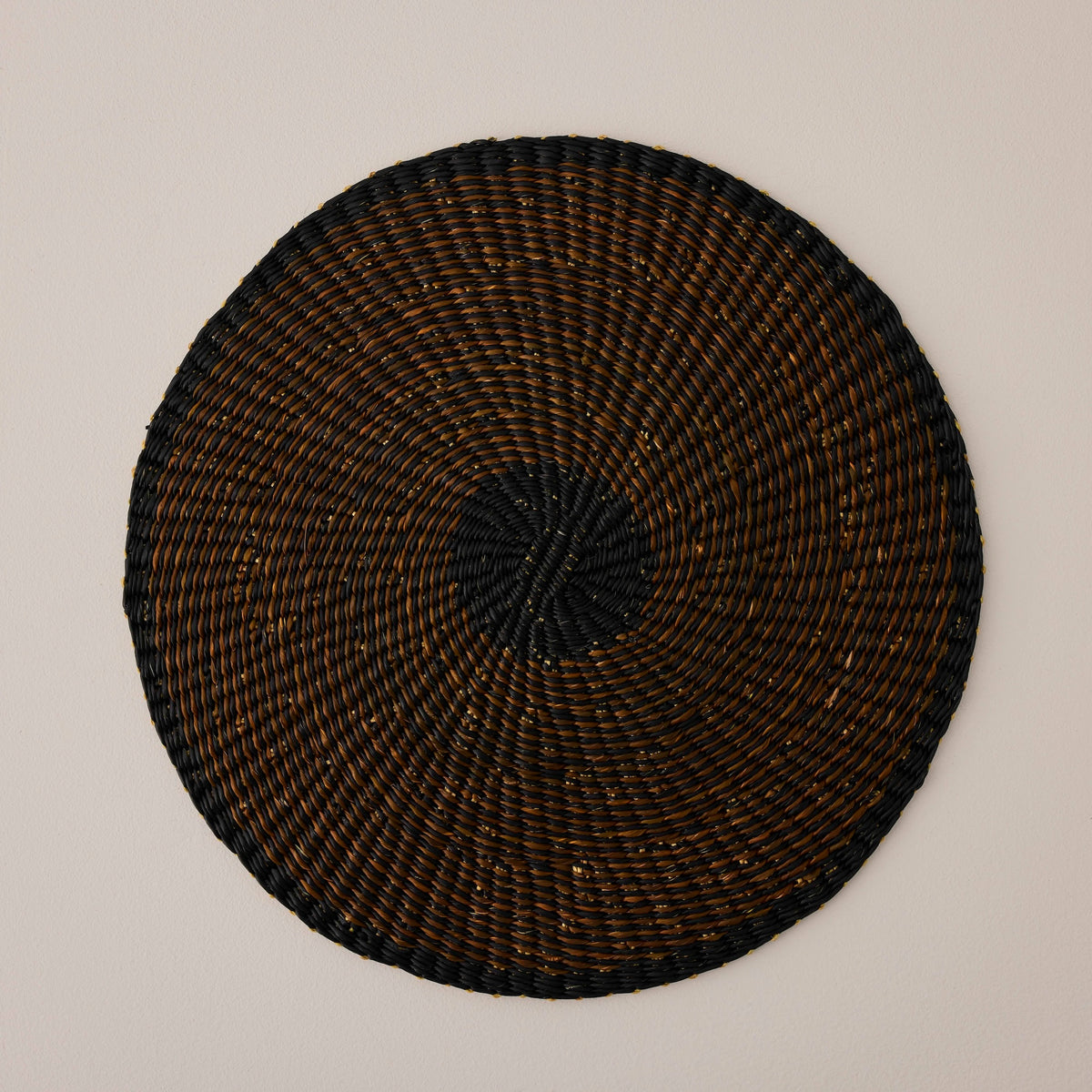 Goodee-Baba Tree-Round Placemats - Set of 4 - Color - Navy/Fig