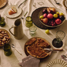 Goodee-Baba Tree-Round Placemats - Set of 4 - Color - Navy/Fig