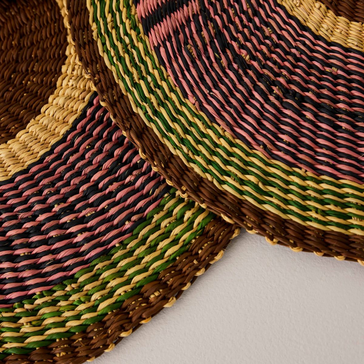 Goodee-Baba Tree-Round Placemats - Set of 4 - Color - Green/Brown