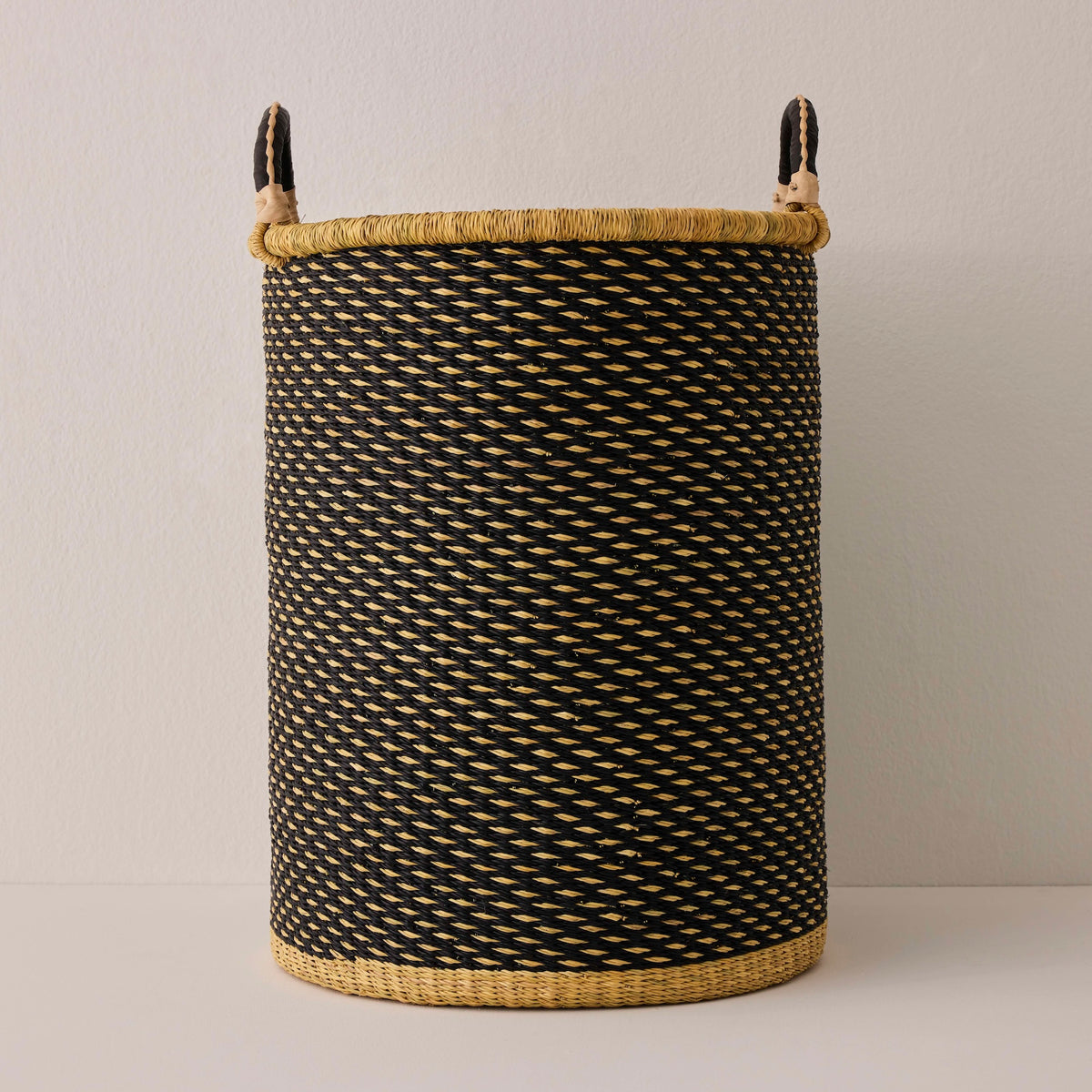 Goodee-Baba Tree-Tall Storage Basket - Exclusive - Color - Black/Natural