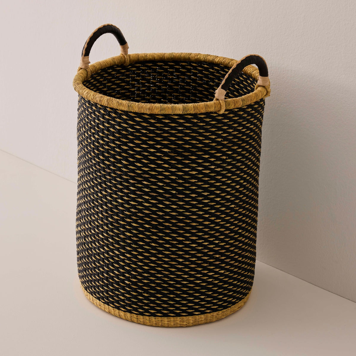 Goodee-Baba Tree-Tall Storage Basket - Exclusive - Color - Black/Natural